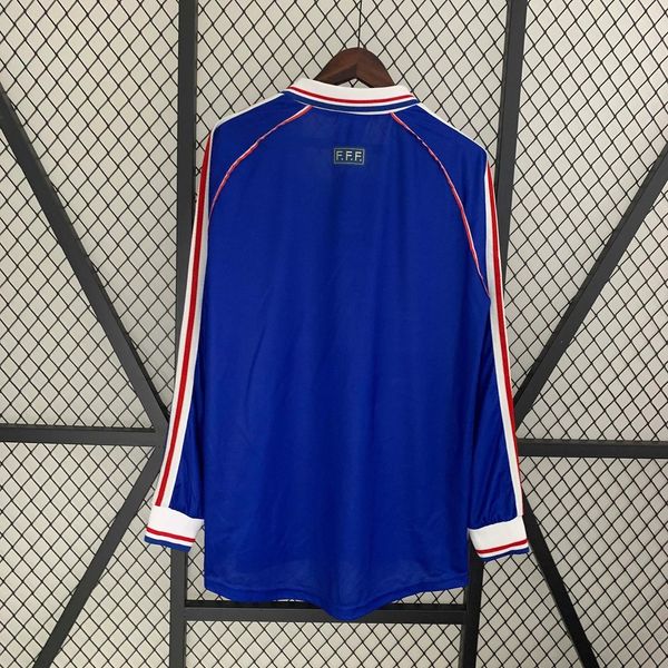 Retro France national 1998 home Long Sleeve image 2