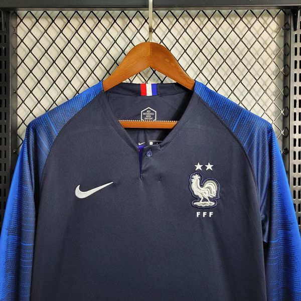 Retro France national 2018 home Long Sleeve image 3