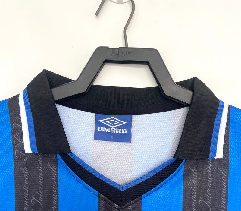 Retro Inter Milano 1997-1998 home Long Sleeve image 3