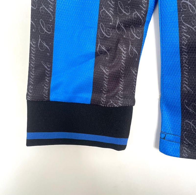 Retro Inter Milano 1997-1998 home Long Sleeve image 4