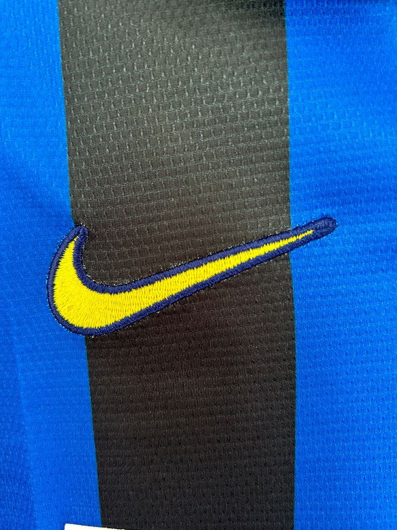 Retro Inter Milano 1998-1999 home Long Sleeve image 6