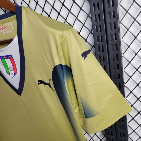 Retro Italy national 2006 Goalkeeper golden image 5