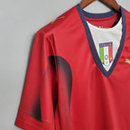 Retro Italy national 2006 red shirt image 3