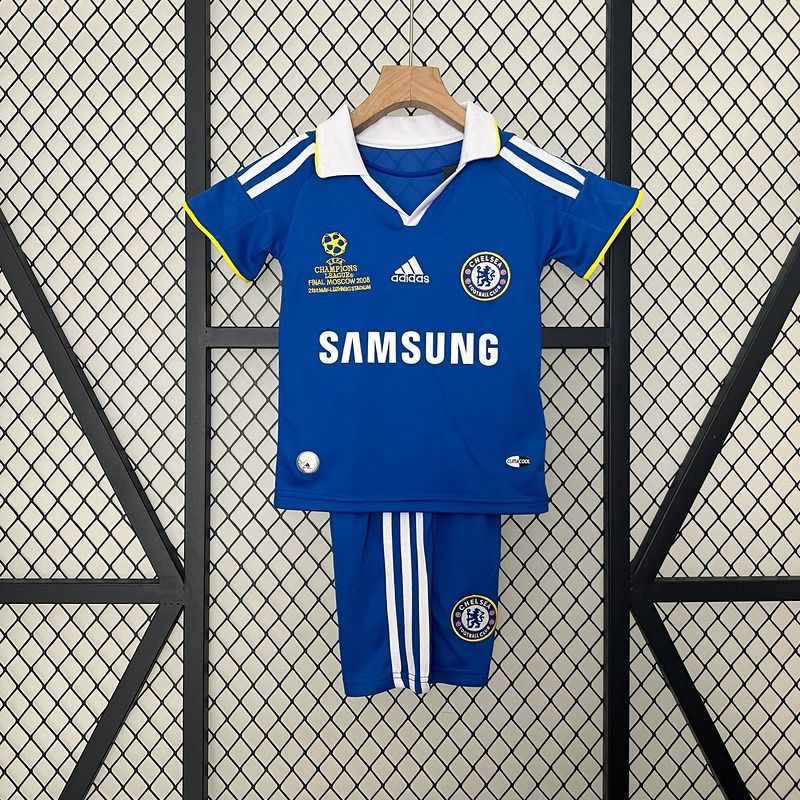 Retro Kids Chelsea FC 2008-2009 home ucl edition
