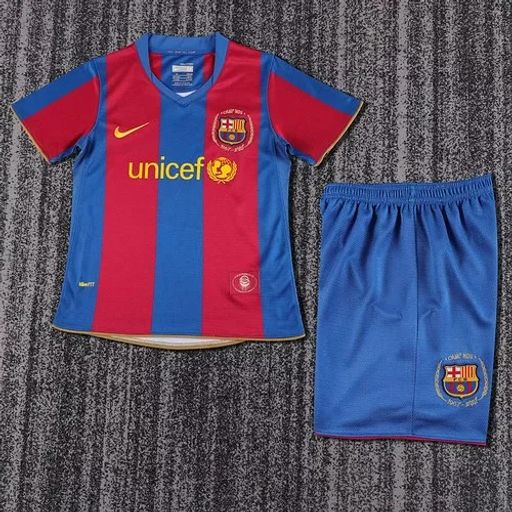 Retro Kids FC Barcelona 2007-2008 home