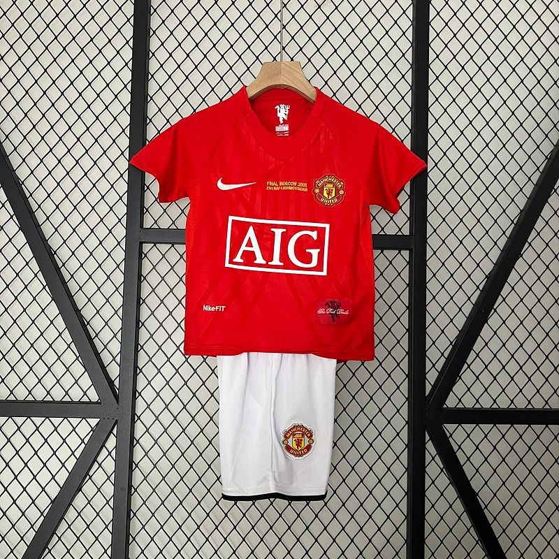 Retro Kids Manchester United 2007-2008 home