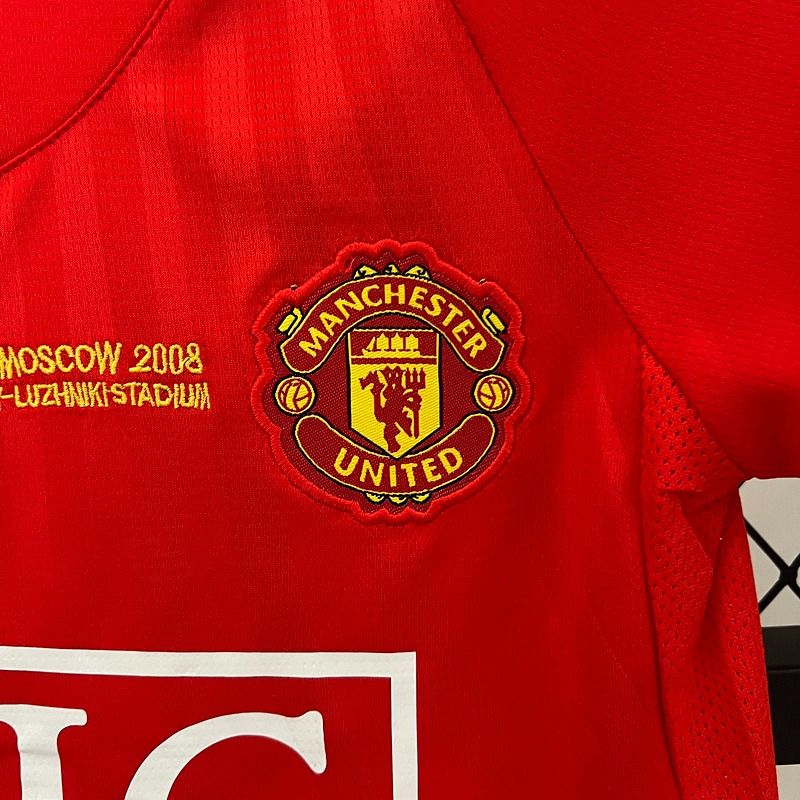Retro Kids Manchester United 2007-2008 home image 3