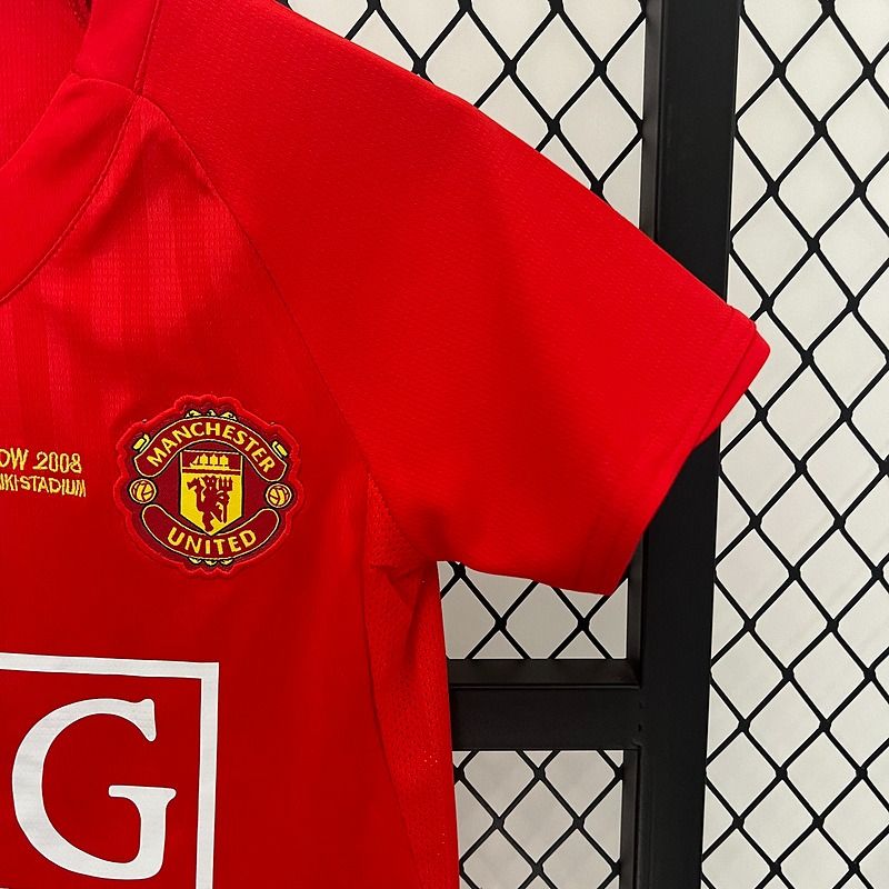 Retro Kids Manchester United 2007-2008 home image 6