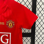 Retro Kids Manchester United 2007-2008 home image 6