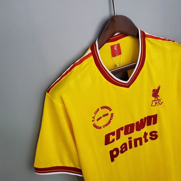 Retro Liverpool FC 1985-1986 away image 5