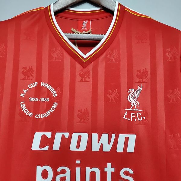 Retro Liverpool FC 1985-1986 home image 3
