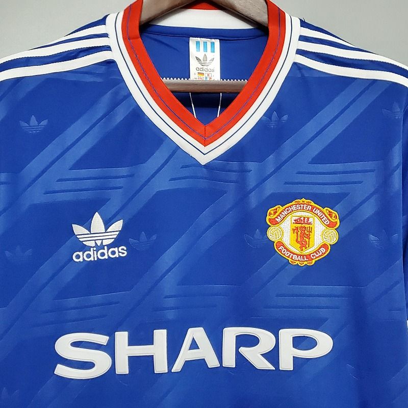 Retro Manchester United 1986-1988 second away image 3
