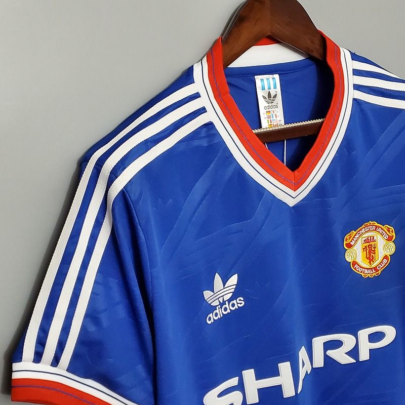 Retro Manchester United 1986-1988 second away image 5
