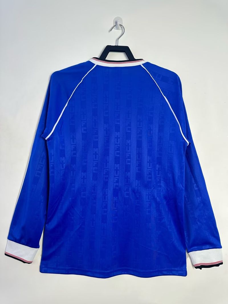 Retro Manchester United 1988-1990 second away Long Sleeve image 2