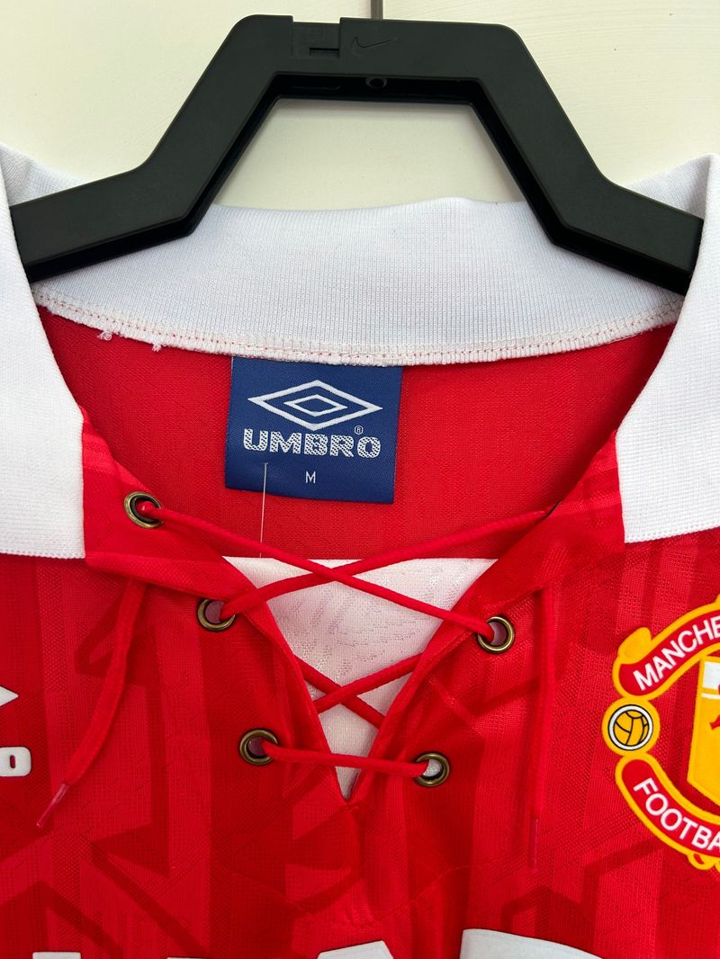 Retro Manchester United 1992-1994 home Long Sleeve image 3