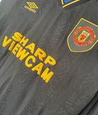 Retro Manchester United 1993-1994 away Long Sleeve image 6