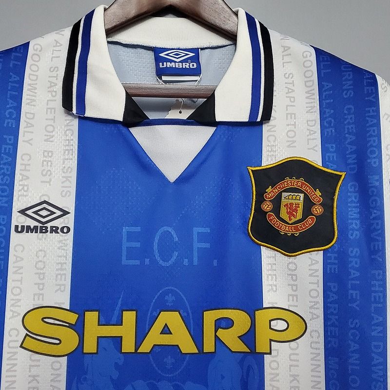 Retro Manchester United 1994-1996 second away image 3