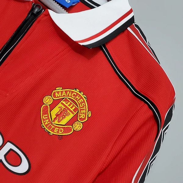 Retro Manchester United 1998-1999 home Long Sleeve image 7