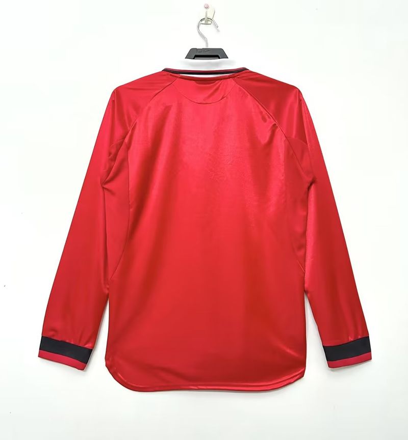 Retro Manchester United 1999-2000 home Long Sleeve image 3
