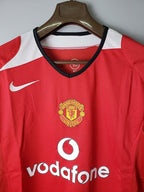 Retro Manchester United 2005-2006 home Long Sleeve image 3