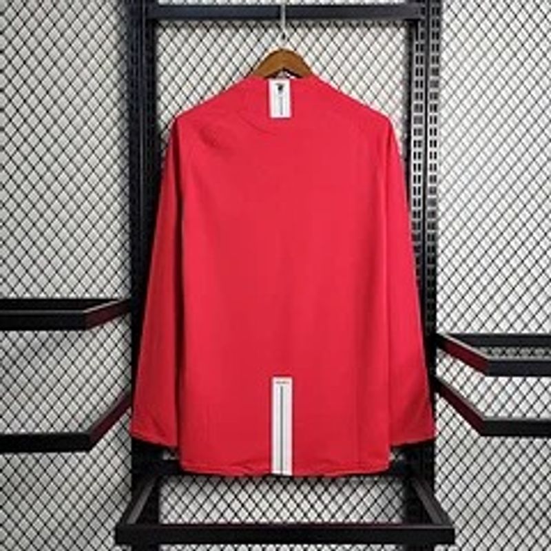 Retro Manchester United 2007-2008 UCL home Long Sleeve image 2