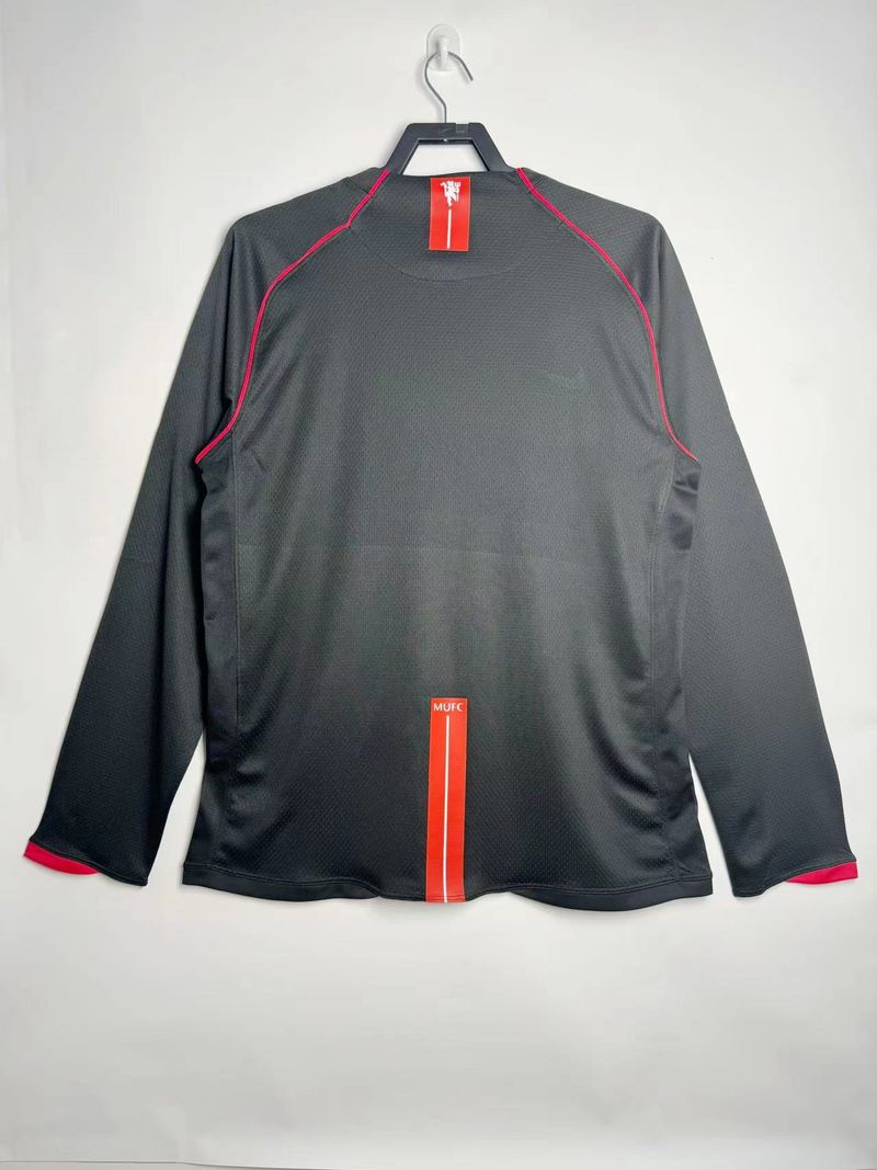 Retro Manchester United 2007-2008 away Long Sleeve image 2
