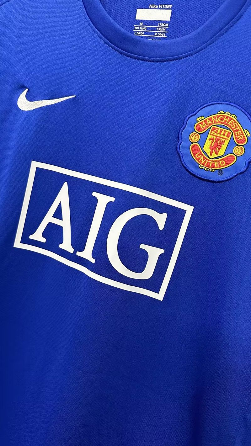 Retro Manchester United 2008-2009 second away Long Sleeve image 9