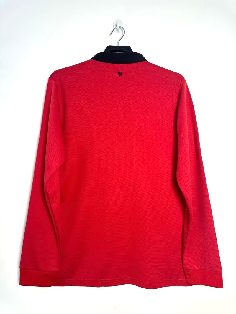 Retro Manchester United 2013-2014 home Long Sleeve image 2