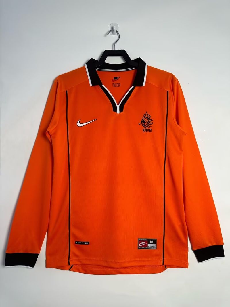 Retro Netherlands national 1998 home Long Sleeve