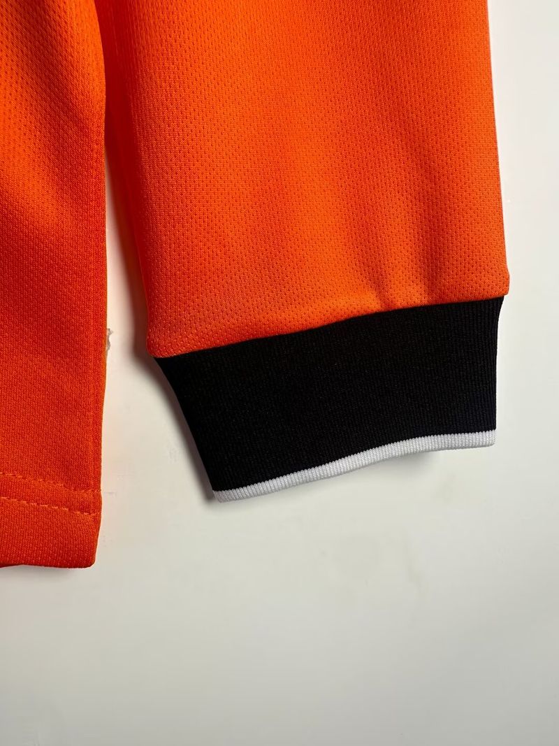 Retro Netherlands national 1998 home Long Sleeve image 4