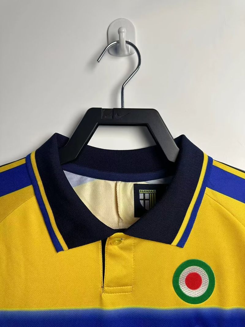 Retro Parma Calcio 1999-2000 home Long Sleeve image 3