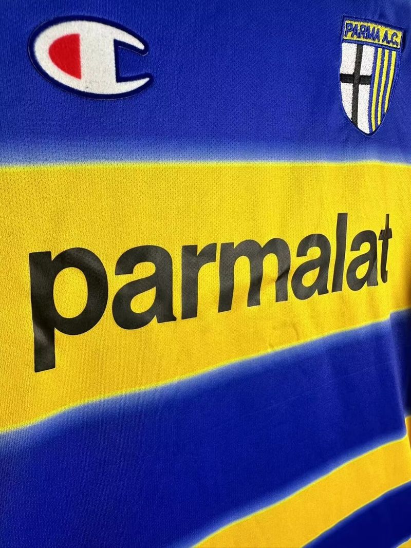 Retro Parma Calcio 1999-2000 home Long Sleeve image 7