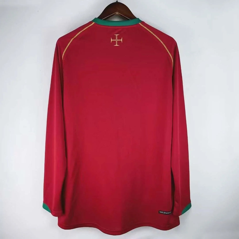 Retro Portugal national 2006 home Long Sleeve image 2