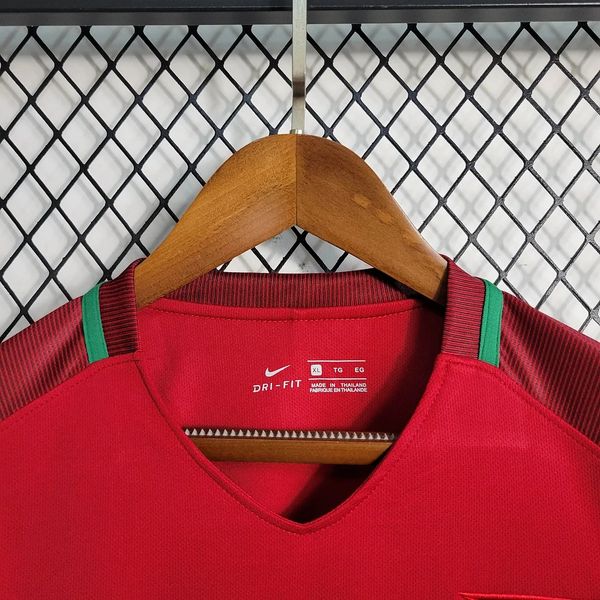 Retro Portugal national 2016 home Long Sleeve image 4