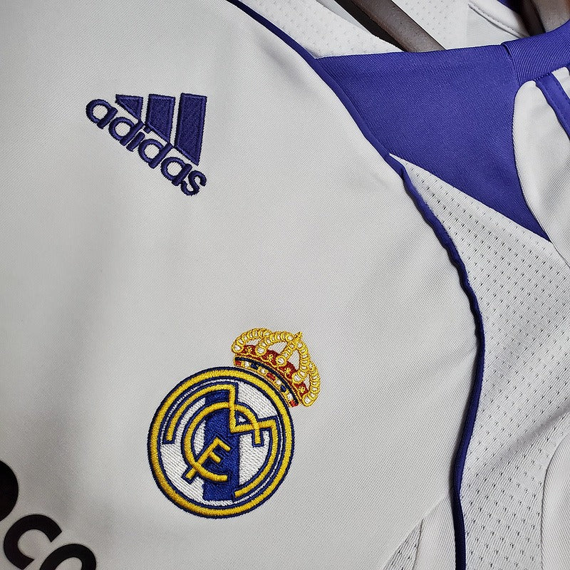 Retro Real Madrid 2007-2008 home image 6