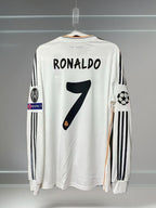 Retro Real Madrid 2013-2014 home Long Sleeve image 3