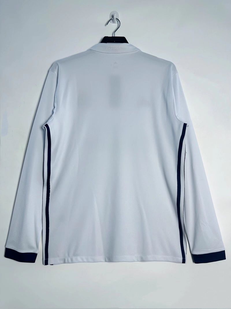 Retro Real Madrid 2016-2017 home Long Sleeve image 2