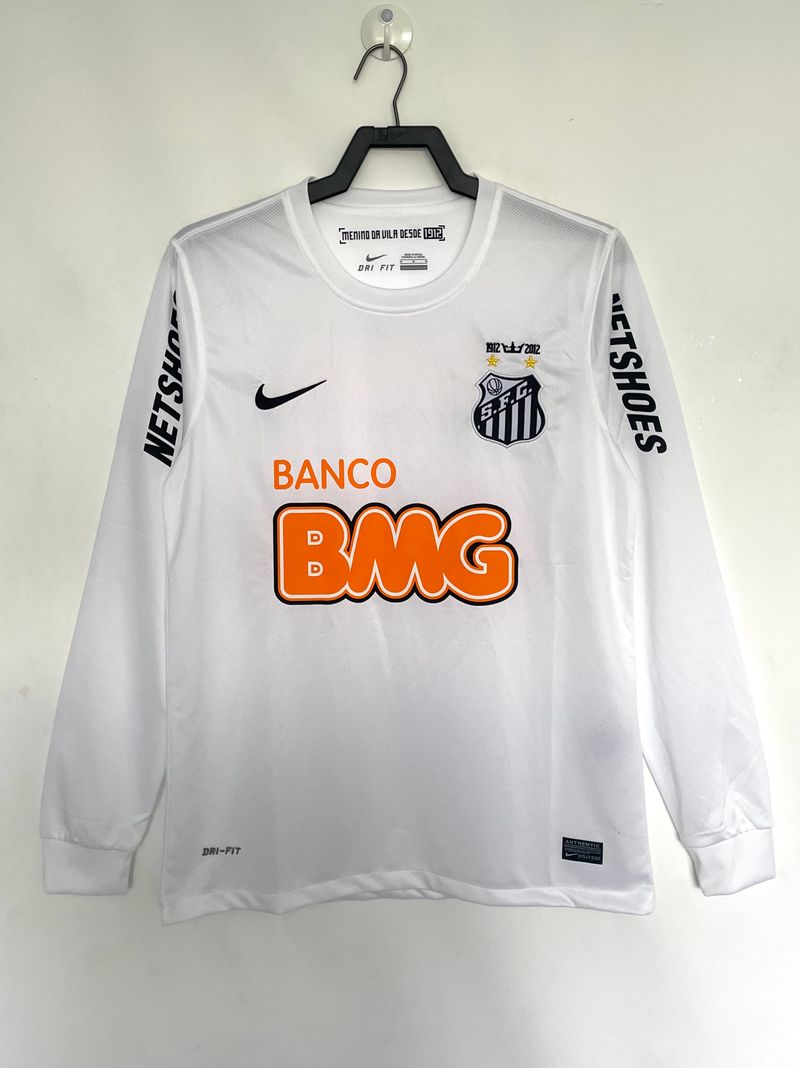 Retro Santos FC 2012-2013 home Long sleeve