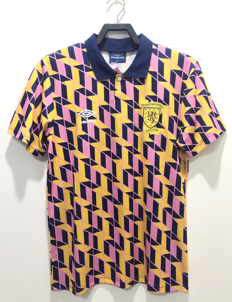 Retro Scotland national 1988-1989 second away