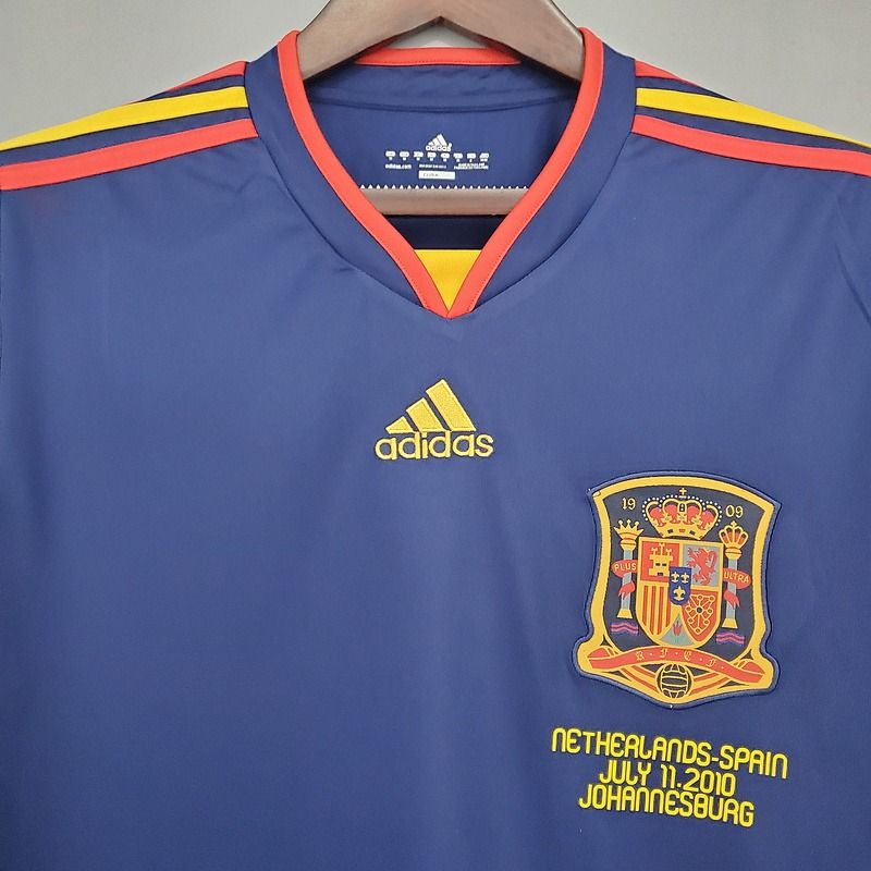Retro Spain national 2010 away Long Sleeves image 3