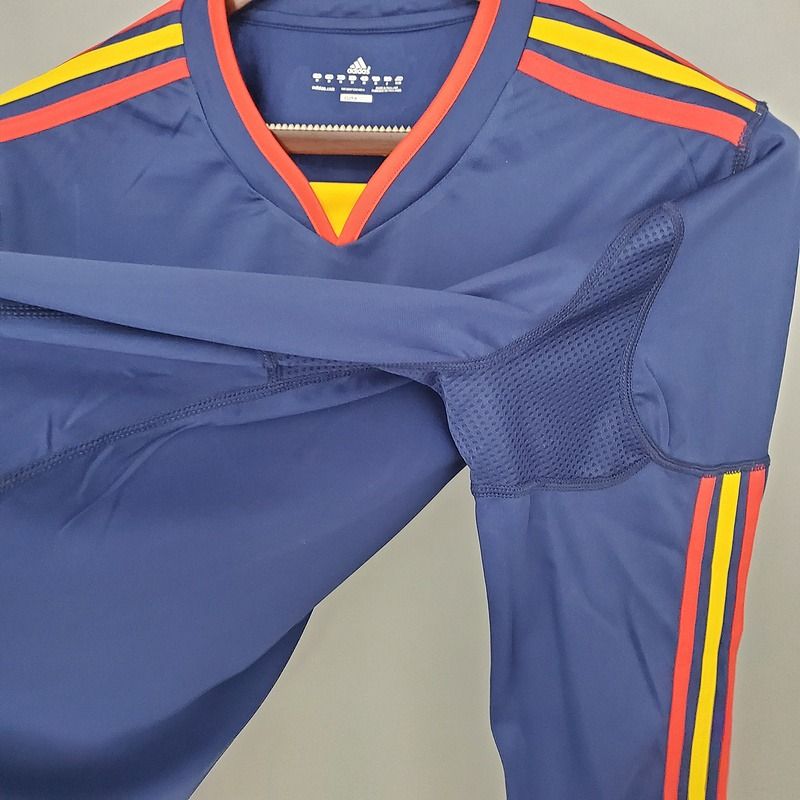 Retro Spain national 2010 away Long Sleeves image 6