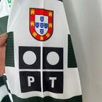 Retro Sporting Lisbon 2001-2003 home Long Sleeve image 7