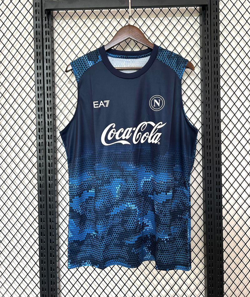 SSC Napoli Coca Cola cyan vest